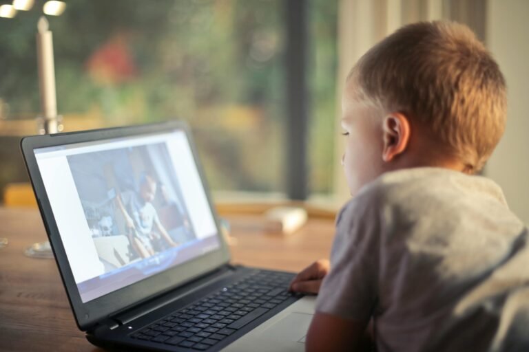 Screen time management for children